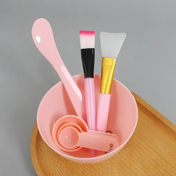 Juego De Cuencos Para Mezclar Mascarillas Faciales, Herramienta DIY Para Mezclar Mascarillas Con Cuenco Para Mascarillas De Silicona, Pinceles De Maquillaje, EspáTula, Belleza, Cuidado De La Piel, Belleza Y Salud-image
