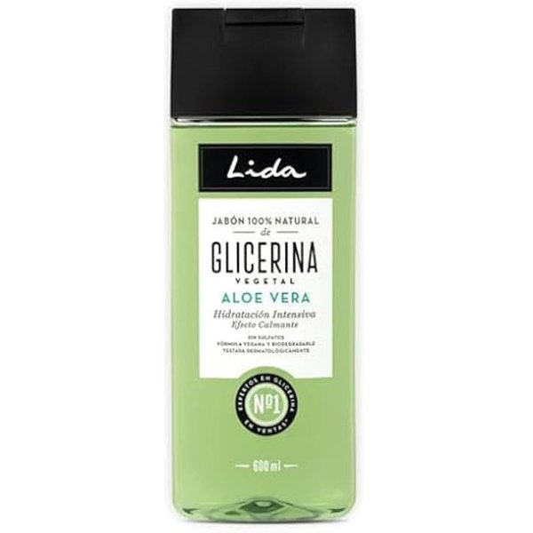 Lida JabóN 100% Natural Glicerina Y Aloe Vera 600 Ml Unisex-image