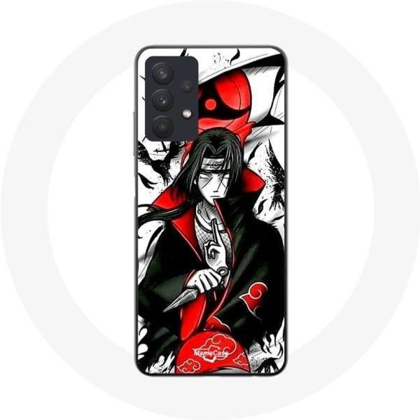 Funda - Naruto - Itachi Uchiwa - Flexible - Blanco - Anime - Samsung Galaxy A32 5G-image