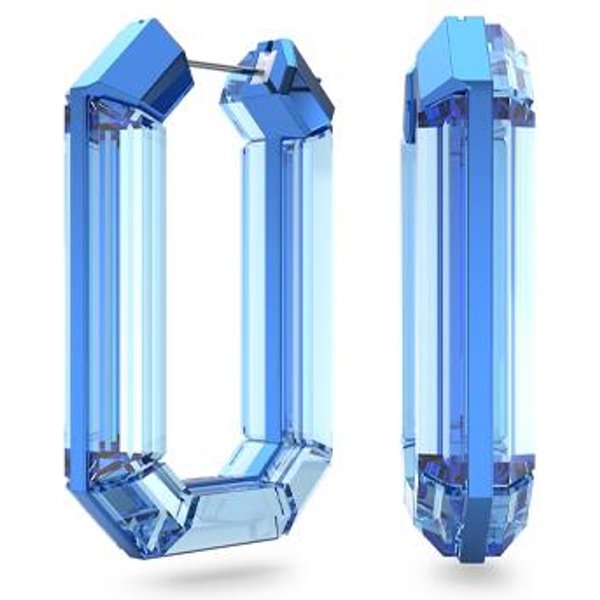 Pendientes De Aro Lucent De Swarovski 5633950 Blue|F Gray-image