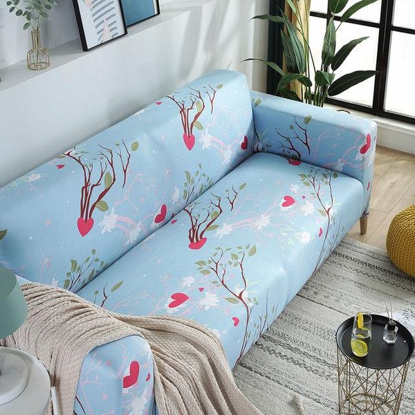 Funda De Sofá EláStica Con Todo Incluido, Funda De Toalla Para Sofá Con ImpresióN General Para Las Cuatro Estaciones, Funda Para Sofá De Esquina Para El Hogar Y Sala De Estar, 1/2/3/4 Plazas 1-Seat 90-140Cm 1PC-image