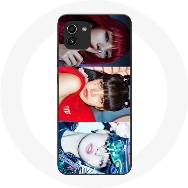 Funda - Blackpink - Samsung Galaxy A03 - Silicona - Flexible - Negra Negro-image