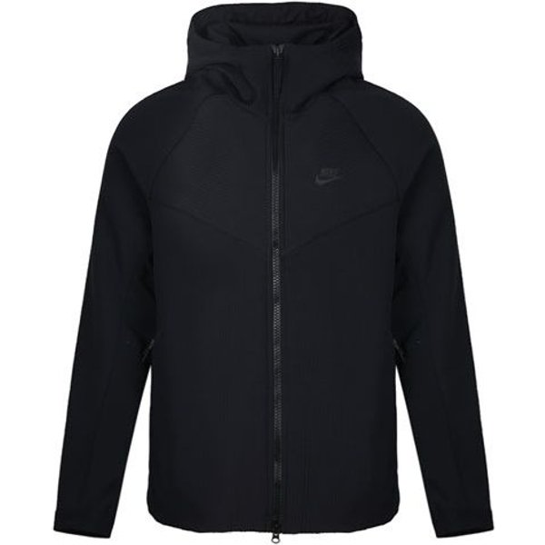 Chaqueta Con Capucha Empalmada Con Estampado Del Logo Nike Para Hombre Ropa Exterior Negro 928552-010 M Black-image