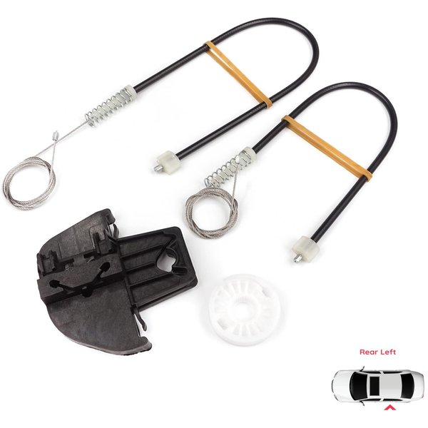 BWR5510 Kit De ReparacióN De Elevalunas Trasero Puerta Izquierda Para VW Touran MK1 1T1 1T2 1T3 2003-2015 1T0839461-image