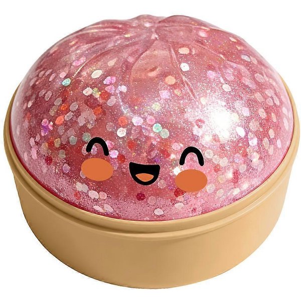 Zabawka Squishy PierożEk, Gigantyczny Brokatowy PierożEk, Kolorowe Kulki Stresowe PierożKi Fidget Zabawka Sensoryczna, Kulka Ciasta Do ŚCiskania Zabawki RęCzne Do Redukcji Stresu Z Foo Srebro-image