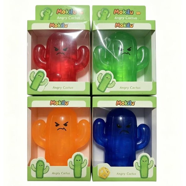 12 Szt./PełNe Opakowanie 7Cm ZłY Kaktus WypełNiony Maltodekstryną MięKki Zabawka Niespodzianka, Powoli PowracająCy OdstresowująCy Fidget OdprężEnie 12Pcs Full Case-image
