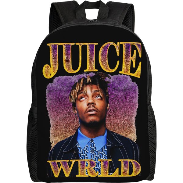 Carrera Mortal Por El Amor Juice Wrld Mochila Para Hombres Mujeres Genial Estudiante Mochila De Trabajo Bolsas De Lona Para La Universidad Exterior-image