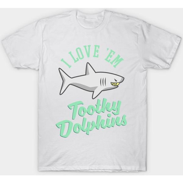 Camiseta Mujer Delfines Dentudos Estampado Harajuku Kawaii Verano Manga Corta Camiseta Femenina Top 4XL Blanco-image