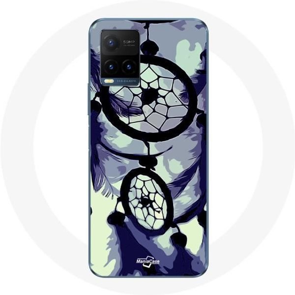 Funda Para Vivo Y21S 2021 / Y21 2021 AtrapasueñOs Morado Gris Y Negro-image
