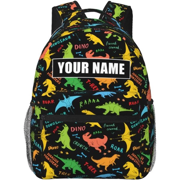 Mochila Personalizada Para Mochilas Personalizadas Con Nombre Para , Mochila Escolar Personalizada De Escamas De Pescado Para La Vuelta Al Cole-image