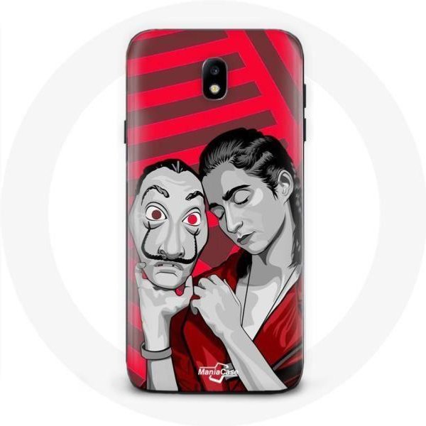 Funda - La Casa De Papel - Samsung Galaxy J3 2017 - Flexible - Roja - ProteccióN-image