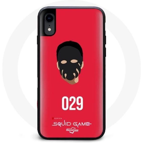 Funda - Squid Game - Iphone Xs - Roja - Flexible - DiseñO Inspirado En La Serie-image