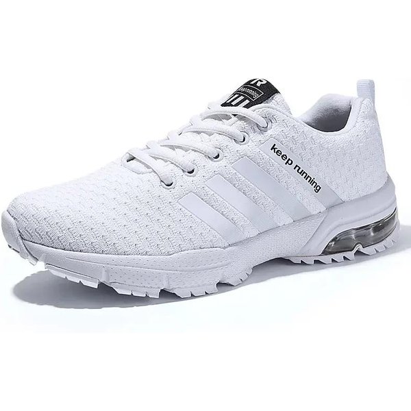 Verano Nuevos Zapatos Deportivos Casuales Para Hombre Transpirables Para Correr Al Aire Libre CóModos De Suela Gruesa Modernos Para Escalar 39 Blanco-image