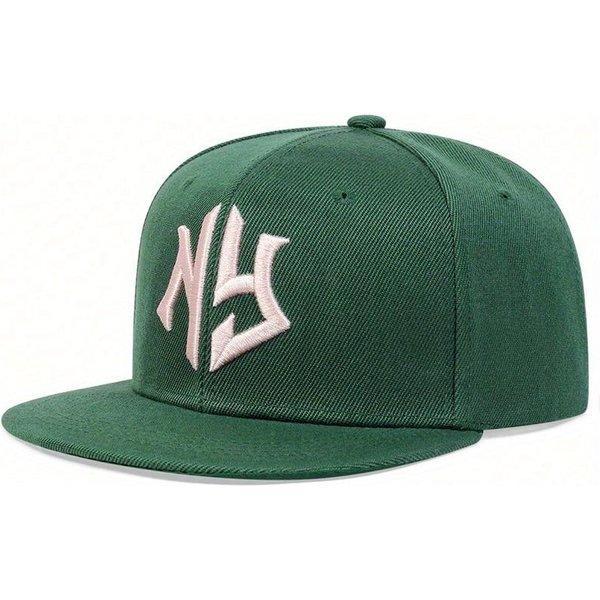 Gorra Plana Ajustable Moda Gorra Deportiva Streetwear Bordado Unisex Sombrero Para El Sol Snapback Ocio Al Aire Libre BéIsbol Hombres Mujeres Regalo Adjustable Gray-image