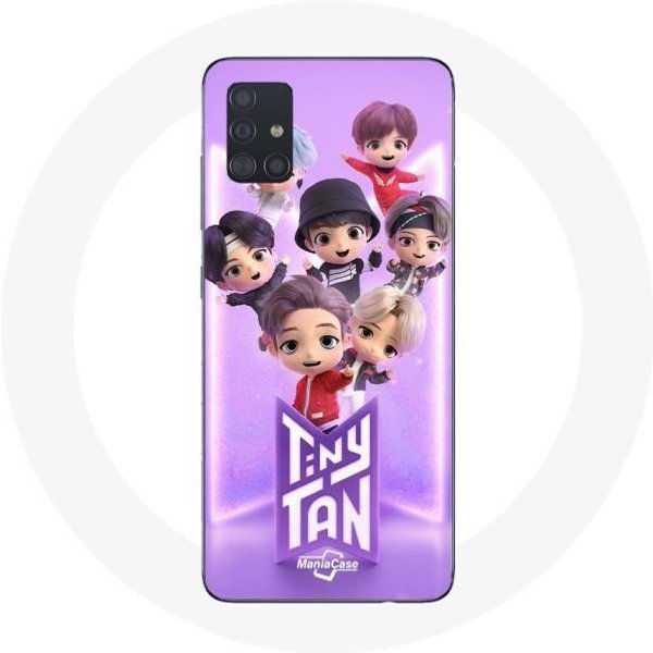 Funda Para Samsung Galaxy A51 BTS Tinytan AnimacióN PóSter RM Jin Suga J-Hope Jimin Jungkook Y V-image