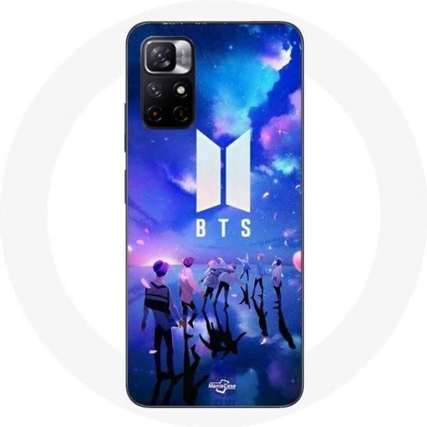 Funda - BTS - Redmi Note 11 5G - Flexible - Blanca - SíMbolo Army-image