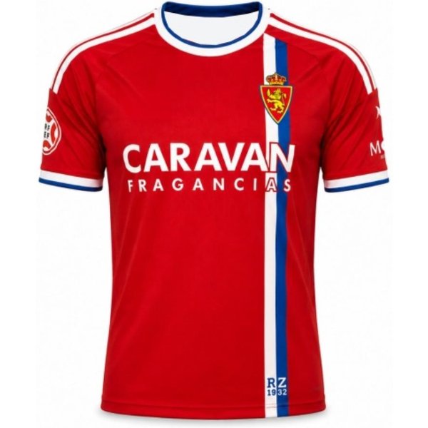 2026 Real Zaragoza Camiseta De FúTbol Impresa En 3D Para Hombre Verano Transpirable De Secado RáPido Manga Corta Ropa A Juego Familiar 5XL Red-image