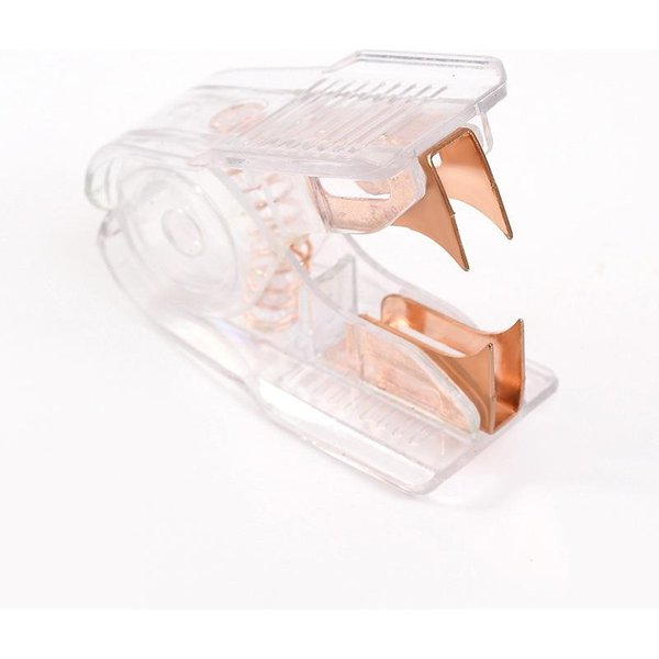 Grapadora Moda Oro Rosa Carpeta De Escritorio Grapado De Papel Sacagrapas Grapas Perforadora Suministros De EncuadernacióN Para Oficina Oro Rosa-image