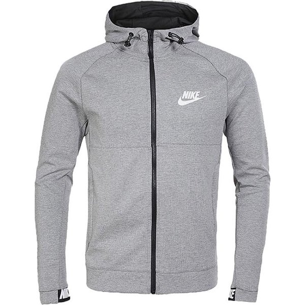 Nike Chaqueta Casual Con Cremallera Y Capucha Cortavientos De Secado RáPido Para Hombre Chaquetas 861743-063 L Gray-image