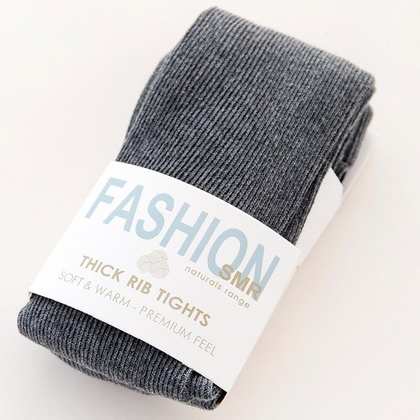 Medias Gruesas Y CáLidas A Rayas Para Mujer, Pantimedias De OtoñO E Invierno, Medias De Punto De AlgodóN, Collant Multicolor Gris-image