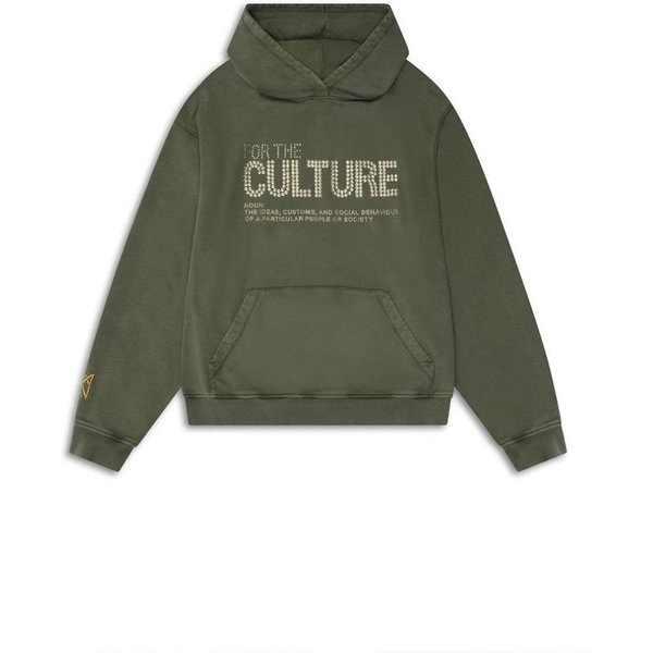 Sudadera Con Capucha Retro Americana High Street Letras Brillantes OtoñO Holgada Casual Ropa Exterior XXL Verde-image