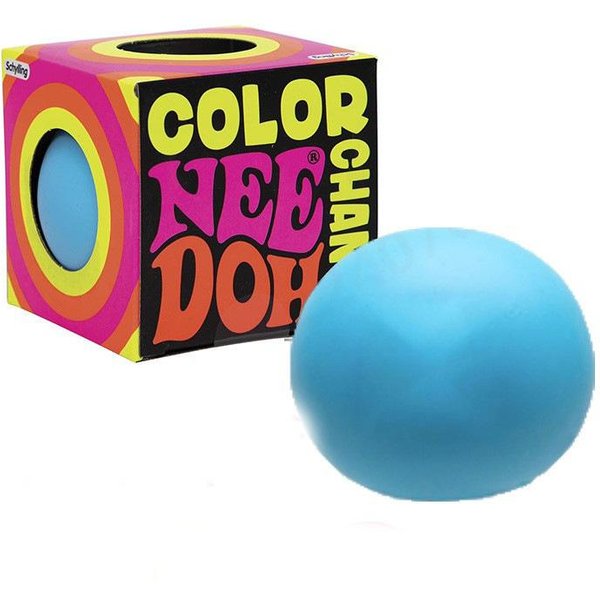 Nuevos Schylling NeeDoh Extruir Cambio De Color Sensorial Alivio Del EstréS Bolas Alivio Alivia La Ansiedad Juguete Blandito Para Mover Los Dedos Caja De UnióN Regalo Black-image