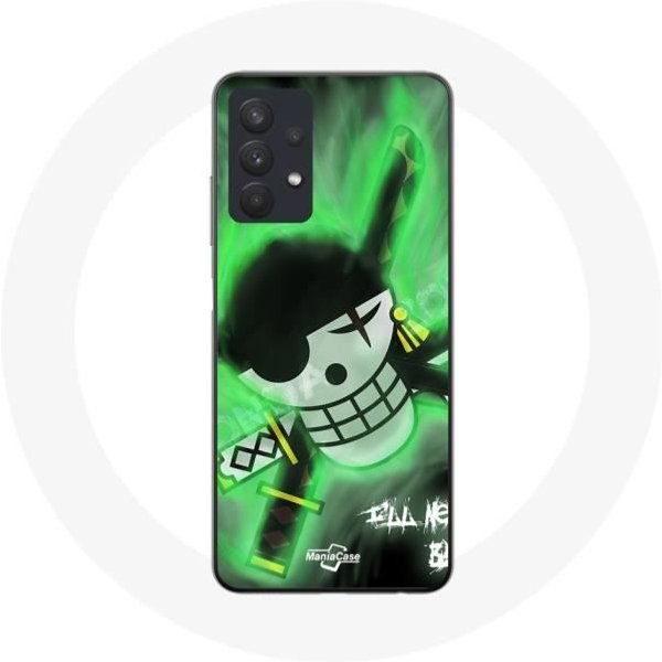 Funda - Samsung - Galaxy A32 5G - Anime One Piece - Zoro Roronoa - Flexible - Blanca-image