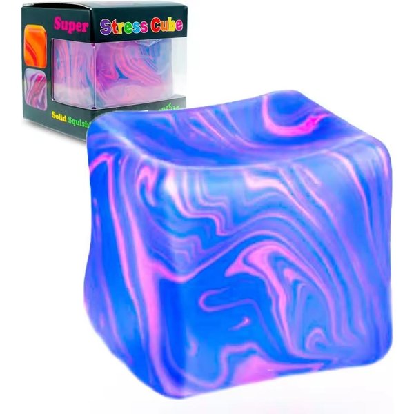 5,5 Cm Przezroczysta Kostka Lodu Squishy, Needoh żElowa Zabawka Do łAgodzenia Stresu, MięKka Kleista Sensoryczna PiłEczka Fidget, Powoli OdbijająCa Się Skarpetka Na Prezent Blue-image