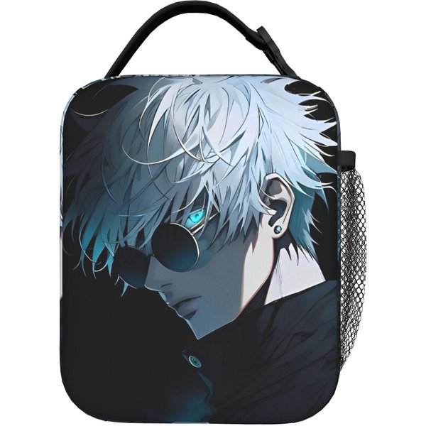Bolsas De Almuerzo Aisladas Para Anime, Bolsa Refrigeradora Reutilizable, Contenedor De Almuerzo Anime Jujutsu Kaisen, Bolsa Tote De Gran Capacidad Para Almuerzo, Bolsa Para Comida One Size-image