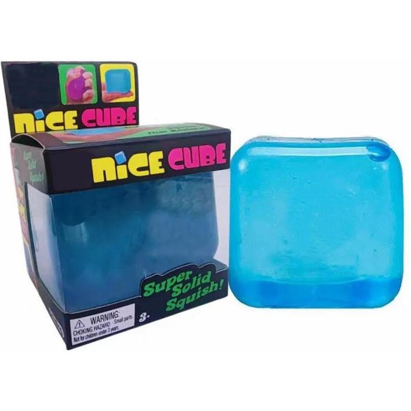 NeeDoh Nice Cube MięKki Antystresowy RozciąGliwy Sensoryczny Fidget Zabawka Do ŁAgodzenia LęKu Adhd Koncentracja Redukcja Stresu Dla DorosłYch Dzieci Blue-image