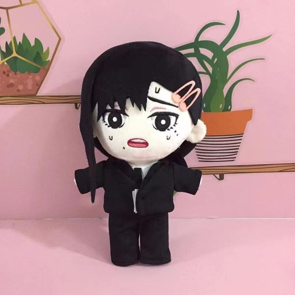 Higashiyama Kobeni Pluszowa Lalka Cosplay Zabawka 20Cm CzłOwiek Z Piłą Mechaniczną Urocza MięKka Wypchana Poduszka Prezent Urodzinowy 20Cm-image
