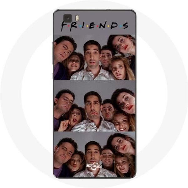 Funda Para Huawei P8 Lite Serie Amigos Selfie-image