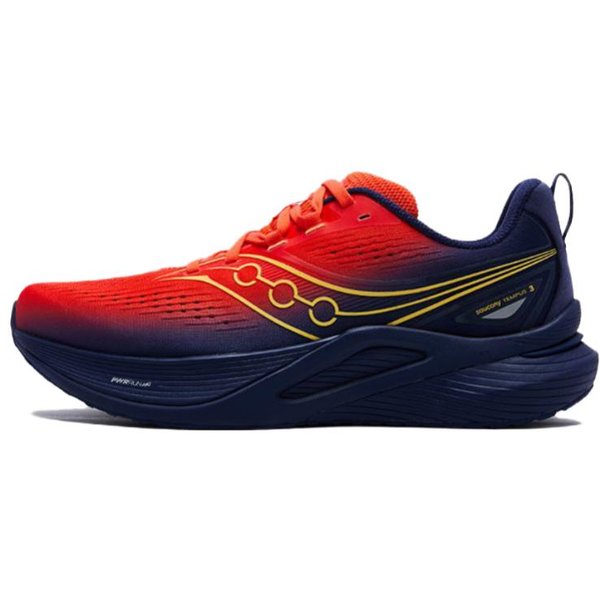 Saucony Tempus 3 Wygodne Wszechstronne Buty Do Biegania Buty Do Biegania Unisex Czerwono-Niebieskie S28251-3 43 Red-image