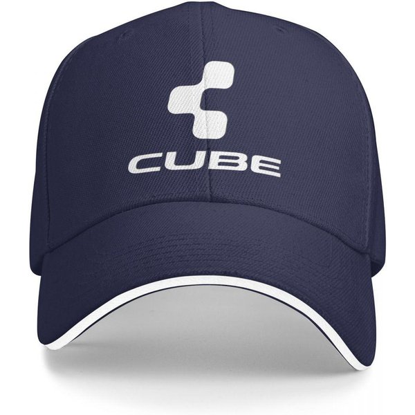 Cube Cycling Mtb Rower GóRski Czapki Baseballowe Snapback Czapki Baseballowe OddychająCe Codzienne Casquette Outdoor Dla MężCzyzn I Kobiet One Size Blue-image