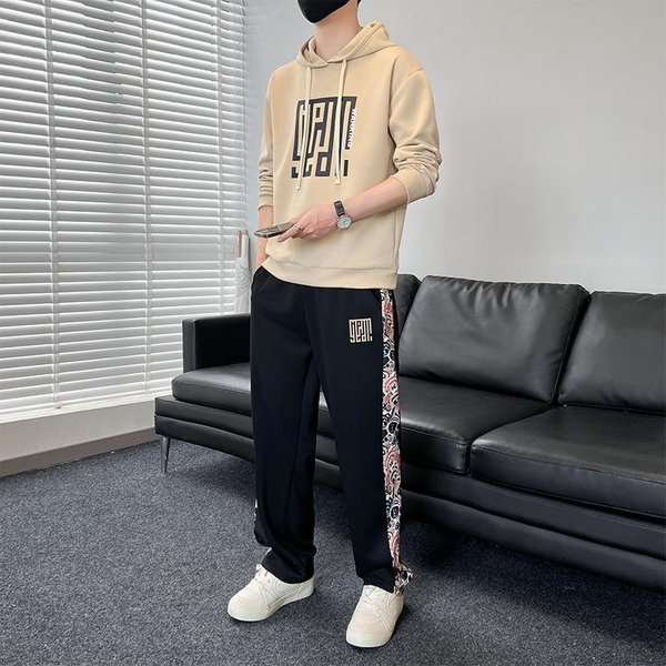 Nuevo SuéTer Con Capucha Para Hombre Primavera Y OtoñO Sudadera Con Capucha Casual Para Hombre 4XL Gray-image