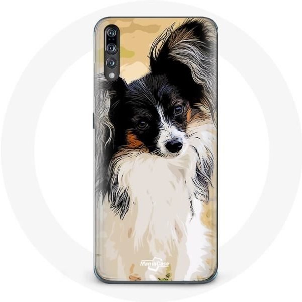 Funda Para Huawei P20 Spaniel Enano Continental Mariposa Raza De Perros-image