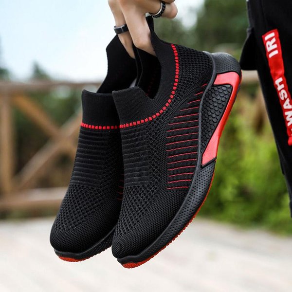 Buty MęSkie Letnie OddychająCe Siateczkowe Trampki MęSkie Buty Do Biegania Casualowe Buty Sportowe Hollow White Buty Tenisowe MęSkie Buty 44 Black-image