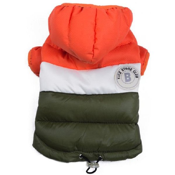 Kurtka Dla Psa Wodoodporna Luksusowa Odzież Dla PsóW Kamizelka BawełNiana Chihuahua Buldog Francuski Zimowy PłAszcz Dla Psa Szczeniak CiepłY Kostium Dla Psa Xxl-18Size-image