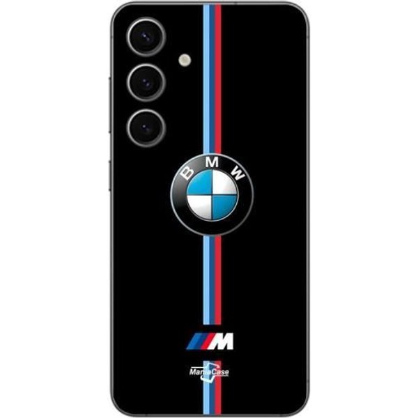 Etui - Bmw - Samsung Galaxy S24 Fe - MięKkie - Czarne - Logo M-image