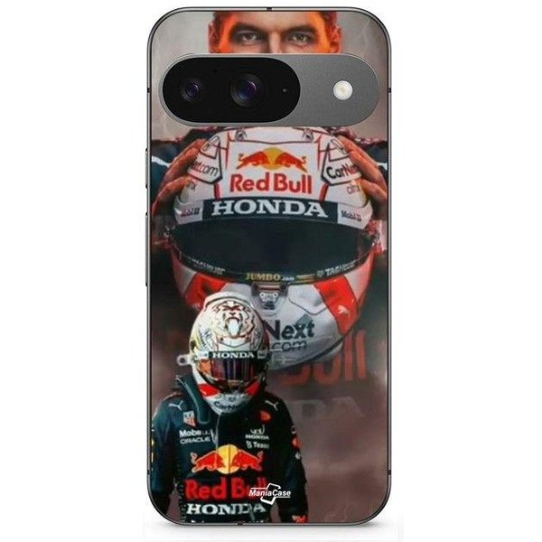 Funda Para Google Pixel 9 Verstappen Rayo FóRmula 1 Casco F1 Negro-image