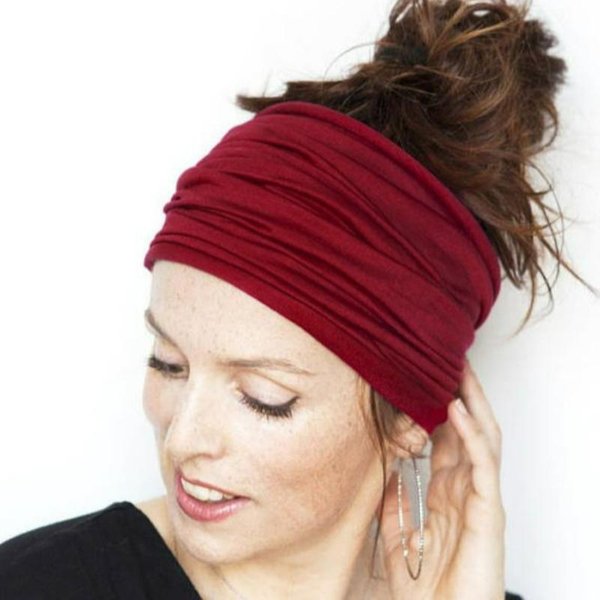 Diadema EláStica Suave Para Mujer, Diadema Ancha Para Correr, Diadema Para Yoga, Turbante LYD-image