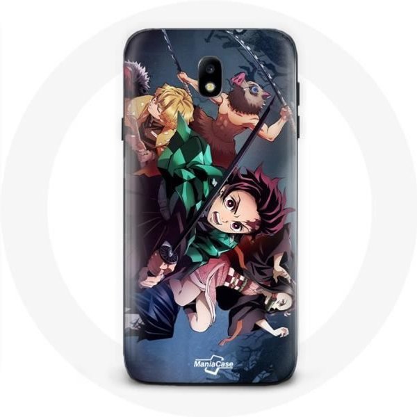 Funda Para Samsung Galaxy S5 Tanjiro Nezuko E Inosuke Slayer Kimetsu No Yaiba Manga-image