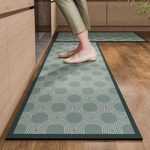 DłUgi Pasek Mata Kuchenna Z BłOta Okrzemkowego Prosty Nadruk AntypośLizgowa Mata ŁAzienkowa ChłOnna Mata Pod Stopy Mata WejśCiowa 40*60Cm+40*120Cm-image