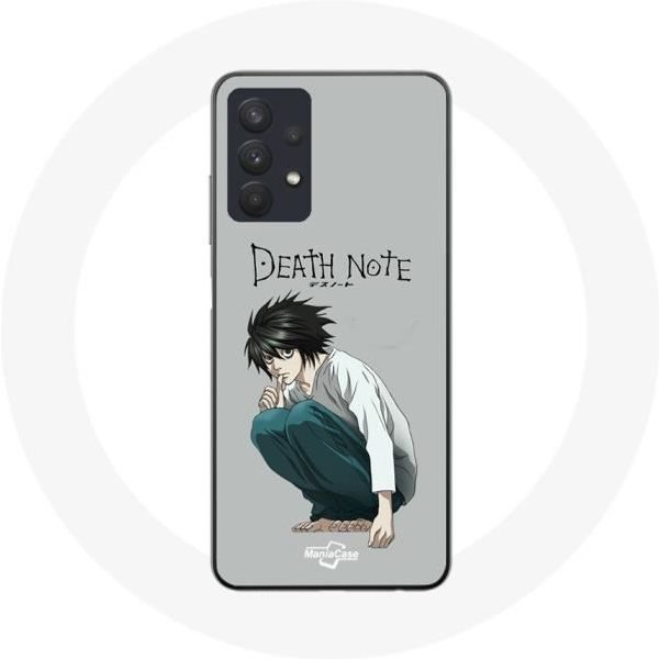 Funda - Samsung - Galaxy A32 5G - Anime Death Note - Flexible - Mixta - Blanca-image
