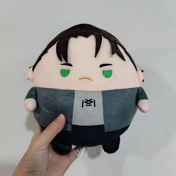23Cm Levi Ackerman Cosplay Pluszowa Lalka Zabawka Anime Eren Mikasa Urocza MięKka Wypchana Poduszka BożE Narodzenie ŚWięTo DzięKczynienia Prezent 23Cm-image