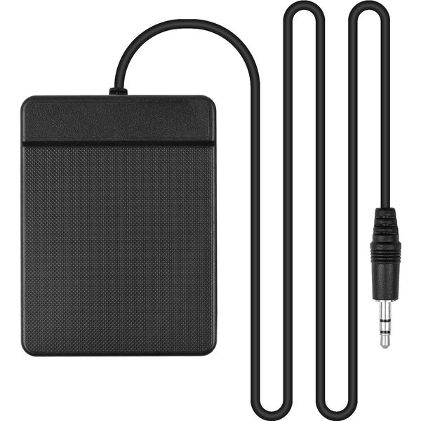 Pedal De Sostenido Compacto Con Interfaz De 6,35 Mm, Pedal úNico Para Instrumentos Musicales, Rollo PortáTil 3.5Mm Negro-image