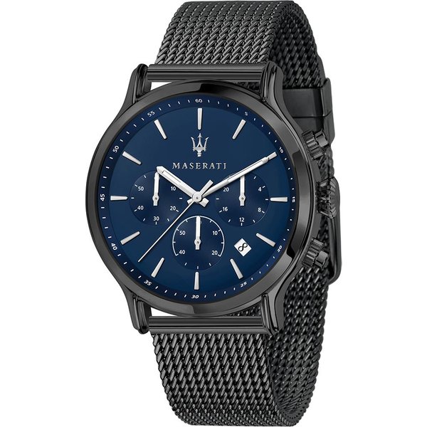Maserati Epoca Blue Metal MęSki Kwarcowy Chronograf Z Datownikiem R8873618008 Niebieski-image