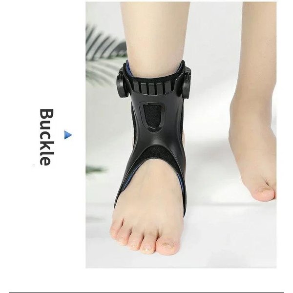 Ortesis Para Pie CaíDo AFO Soporte De Tobillo Hebilla Ajustable Para Hemiplejia Accidente Cerebrovascular Zapatos Para Caminar Ortesis CóModa M-22.4-24.9Cm Beige-image