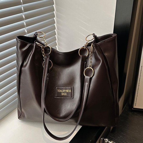 DużA Torba Big Bag Dla Kobiet Na Zimę Nowa Modna Jesienno-Zimowa Retro Torba Tote Do DojazdóW O DużEj PojemnośCi Wszechstronna Torba Na Ramię Dla Kobiet Gray-image
