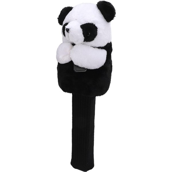 Cubierta Para Cabeza De Palo De Golf De Felpa FáCil Limpieza Lindo Panda Cubierta Protectora Para Cabeza De Palo De Golf Para Exterior-image